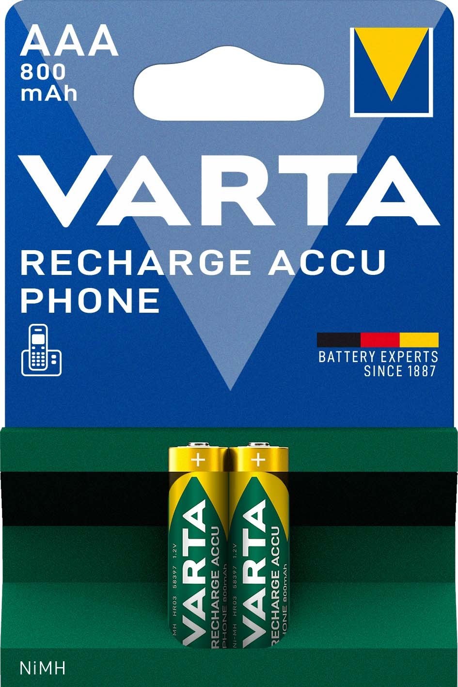 Varta AAA Akkubatterien für Telefon Varta AAA Akkubatterien für Telefon